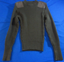 DLA USMC MARINE CORPS OLIVE GREEN WOOLY PULLY UNIFORM PULLOVER SWEATER 34 picture