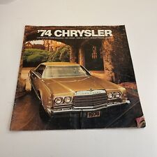 1974 Chrysler cars advertising booklet picture