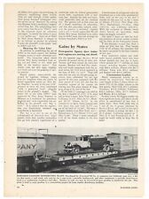 1935 Pic & Caption: Associated Oil Co. Portable Gasoline Plant on Railcar- COOL picture