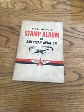 Antique 1940 Tydol Flying A Album Of American Aviation w/ ALL 48 Stamps Oil Co. picture