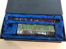 Vintage 6'' Stained Glass Kaleidoscope with Colored Wand in Original Box  L141 picture