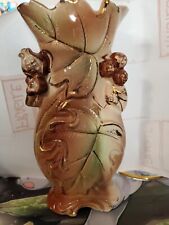 Vintage Leaf & Acorn Vase By Golden Acorn Accessories picture