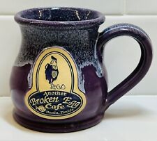 Deneen Pottery Coffee Mug Another Broken Egg Cafe Purple Drip Hand Thrown Destin picture