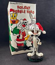 1995 BUGS BUNNY BAH HUMBUG LOONEY TUNES WB STORE XMAS BOBBLEHEAD EXCLUSIVE & BOX picture
