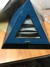 Humidor Pyramid Rare Blue Edition Unused  17.5