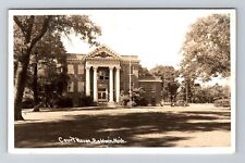Baldwin MI-Michigan, RPPC Lake County Court House, Real Photo Vintage Postcard picture