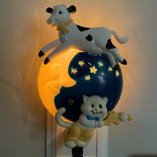 Vintage Night Light - Mother Goose Collection - Hey Diddle Diddle, Cow Jumping picture