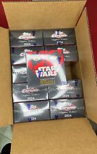 2024 Star Wars Topps Chrome Sapphire Edition BOX From Sealed CASE IN HAND picture