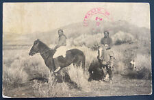 1909 USA Real Picture Postcard Cover Native American Taos Indians picture