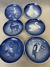 Royal Copenhagen Mother's Day Plates Denmark Mors Dag Lot of 6 Decor Porcelain picture