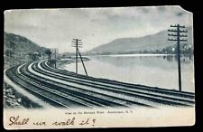 View on the Mohawk River, Amsterdam, N. Y. 1906 Vintage Postcard New York picture