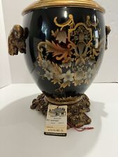 Black And Gold Decorative Sheep Vase picture