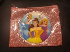 Disney Princess Plastic Coin Purse with Glitter Super Cute picture