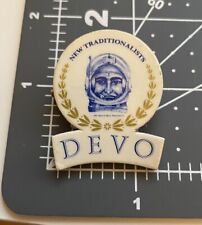 Vintage Devo New Traditionalists Cardboard Pin RARE Original picture