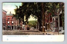 Cooperstown NY-New York, Main Street, Business District Antique Vintage Postcard picture