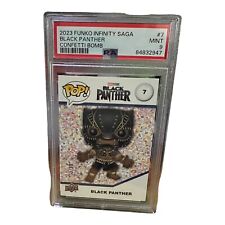 2023 Upper Deck Funko Marvel Infinity Confetti Bomb #7 Black Panther 15/99 PSA 9 picture