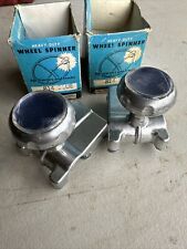 VTG HOLLYWOOD Hot Rod Steering Wheel Suicide Knob/Spinner Blue Clear Top Lot 2 picture