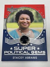 Stacey Abrams Decision 2022 SILVER FOIL SUPER POLITICAL GEMS PG-82 #7/10 🇺🇸 picture