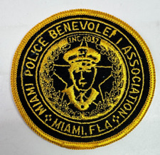 Miami Police PBA Benevolent Association Florida FL Incomplete Patch picture