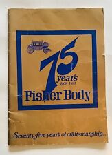 75 Years Of GM Fisher Body 1908-1983 USA Rand McNally Road Map Atlas Book picture
