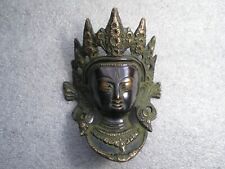 VINTAGE ANTIQUE BRONZE BRASS BUDDHA~WALL HANGING picture