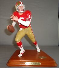 Danbury Mint Figurine Statue Limited Edition Joe Montana NFL HOF w/COA picture