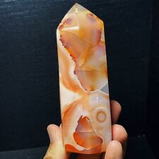 Rare 491G Natural Red Agate /sardonyx Tower Crystal Stone Madagascar L2108 picture