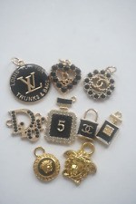 Lot of 9  Dior Versace  Zipper Pull   mix Pendant picture