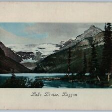 c1900s Lake Louise, Laggan, BC Beautiful Colorful Litho Art Postcard Howard A191 picture