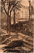 Fresh Water Spring French Lick Springs Hotel French Lick IN Postcard c1910 picture