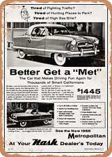 METAL SIGN - 1955 Nash Metropolitan Hardtop Vintage Ad picture