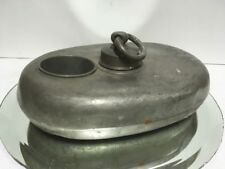  Antique Vintage Pewter Bed Warmer English / American Bedwarmer picture