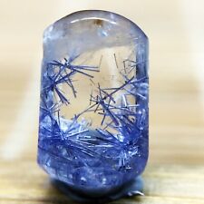 1.4Ct Very Rare NATURAL Beautiful Blue Dumortierite Quartz Crystal Pendant picture