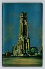 NYC, NY-New York, Metalite -Riverside Church, Vintage Postcard picture