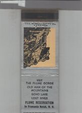 Matchbook Cover The Flume Gorge Old Man Of the Mountains Franconia Notch NH picture