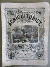 Vintage AMERICAN AGRICULTURIST, June 1872, Monthly Newspaper,Illustrated picture