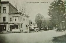 Postcard West Cayuga Street Moravia NY Ford Model A Street Scene picture