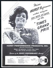 1964 Hurst shifter Miss Hurst Performance woman photo vintage print ad picture