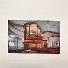 St. Andrew's Presbyterian Church Quebec Canada Organ Interior Vintage Postcard picture