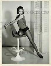 1963 Press Photo Dancer Juliet Prowse on 
