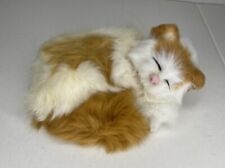 Lifelike Realistic Simulation Sleeping Furry Cat Kitten Deco Figurine Vintage picture