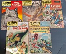 Classic Illustrated Comic Lot Of (5)  1969/ 1943 1961 1949 1951   picture