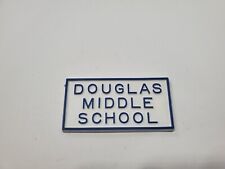 VINTAGE FRIDGE MAGNET DOUGLAS MIDDLE SCHOOL DOUGLAS MASSACHUSETTS  picture