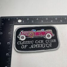 Vtg Fancy Red Car CLASSIC CAR CLUB OF AMERICA Patch Car Auto Related 27K5 picture