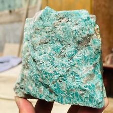 2.34LB Large Natural Flash Blue Amazonite Quartz Crystal Specimen Healing picture