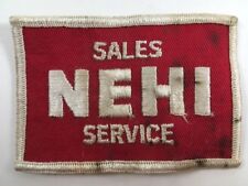 Vintage NEHI Sales Service Sew-On Patch Rare Uniform Soda Soft Drink Cola Pop picture