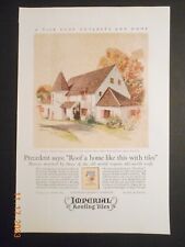 1928 Ludowici Celadon CO Imperial roof tiles ad Great Neck LI NY Edward Williams picture