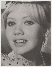 Hayley Mills vintage 1960s UK Teen Magazine Insert Trading Card - circa 1967 picture