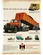 1959 IHC International Trucks Dump Truck Trailer Vintage Print Ad picture