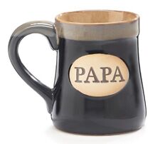 Black Porcelain PAPA Coffee Mug With Quote “The Man - The Myth - The Legend” picture